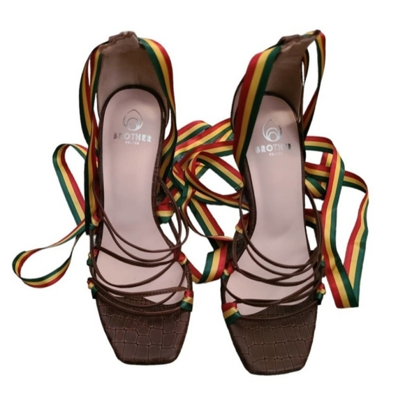 Brother Vellies Negril Ankle Wrap Sandal - Picture 6 of 11